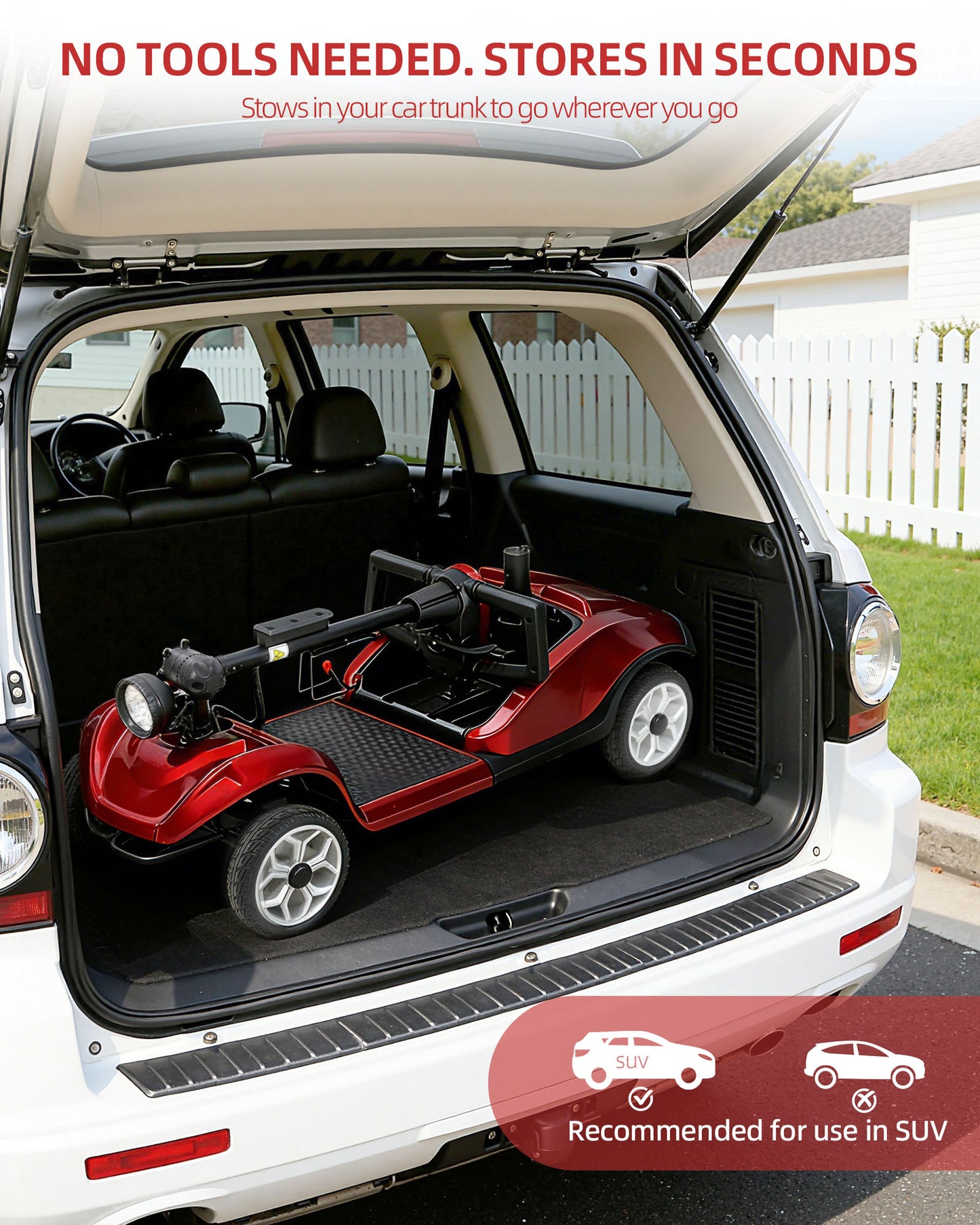 MS08 4-Wheel Mobility Scooter for Adults & Seniors, 15 Miles Removable Battery, 330 lbs Capacity, 350W Motor, Front/Rear Baskets, Phone Holder & Cup Holder, Compact(NEW)