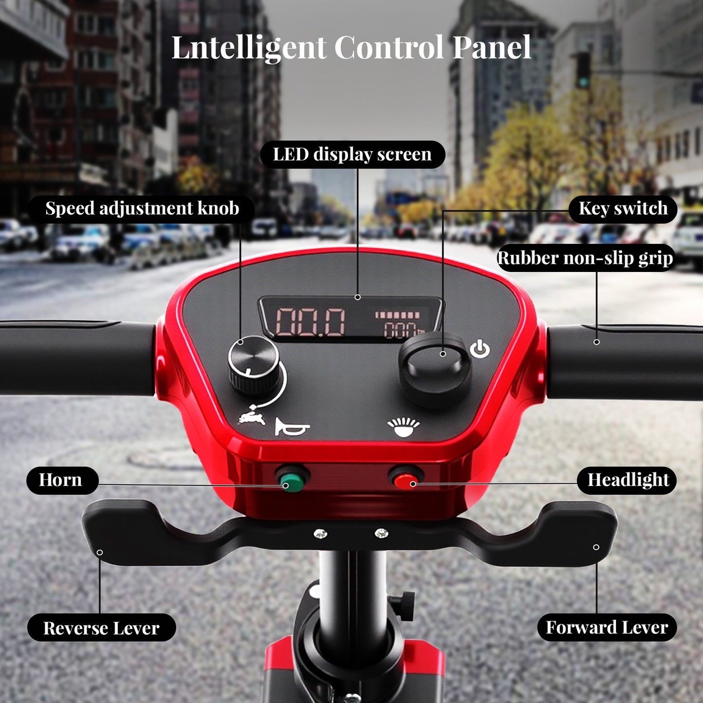 4 Wheel Mobility Scooter for Seniors & Adults, 46 lbs Ultra Lightweight Folding Electric Powered Wheelchair w/Lithium Batteries 20/30 Mile Range - All Terrain Motorized, with Basket, Compact